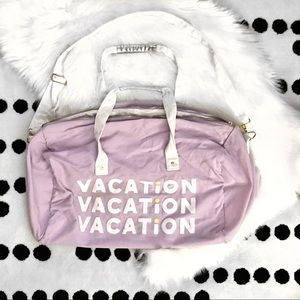 Vacation Vacation Vacation' Canvas Duffel